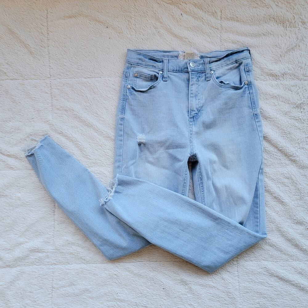 Altar'd State High Rise Distressed Skinny Jeans